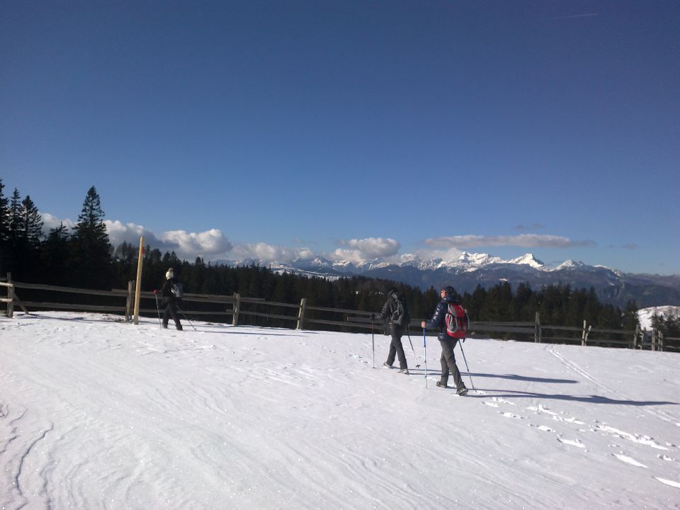 Nadaljnja pot in razgled na Kamniško-Savinjske alpe