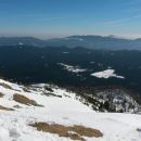 Razgled z vrha na Ratitovec, Blegoš in Soriško planino