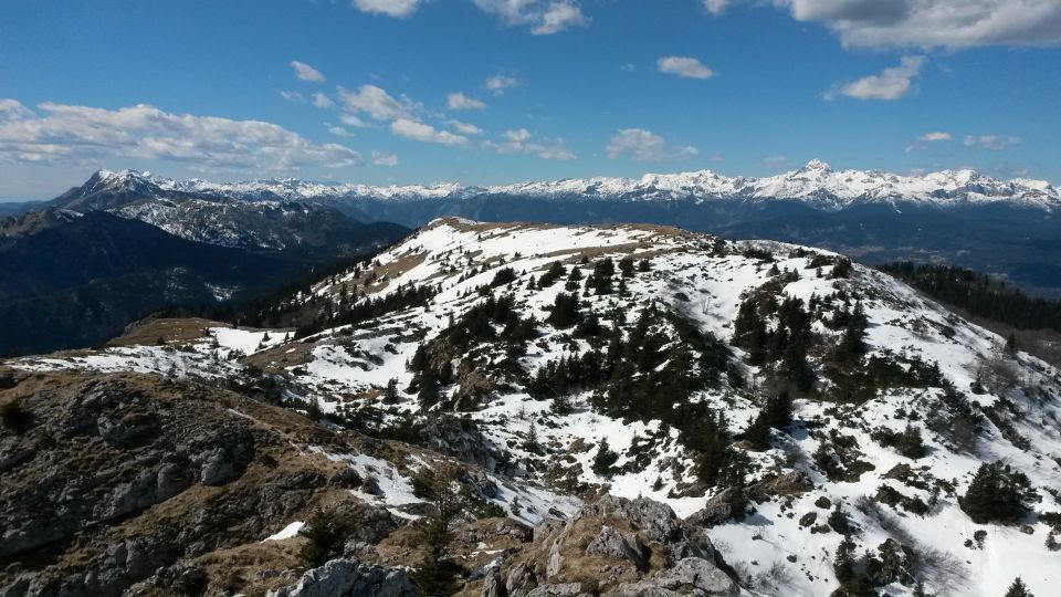 Razgled z vrha na Julijske alpe