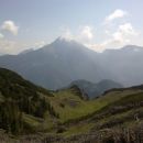 Razgled s poti na Veliko Babo, Kočno, Kalško goro in Kalški greben