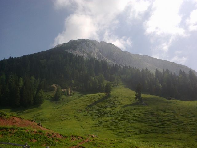 Razgled s planine na Košutico