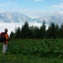 Razgledi s poti na Begunjsko Vrtačo, Begunjščico, Vrtačo, Palec in Zelenjak