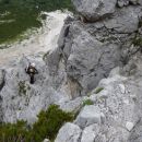 Slovenska pot proti Kranjski koči na Ledinah