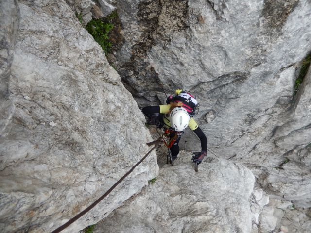 Slovenska pot proti Kranjski koči na Ledinah