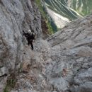 Zavarovana plezalna pot na Veliko Babo