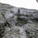 Zavarovana plezalna pot na Veliko Babo