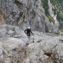 Zavarovana plezalna pot na Veliko Babo