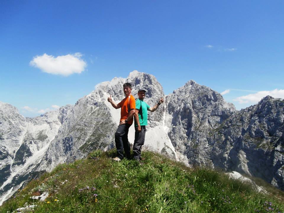 Moški del ekipe na vrhu :)