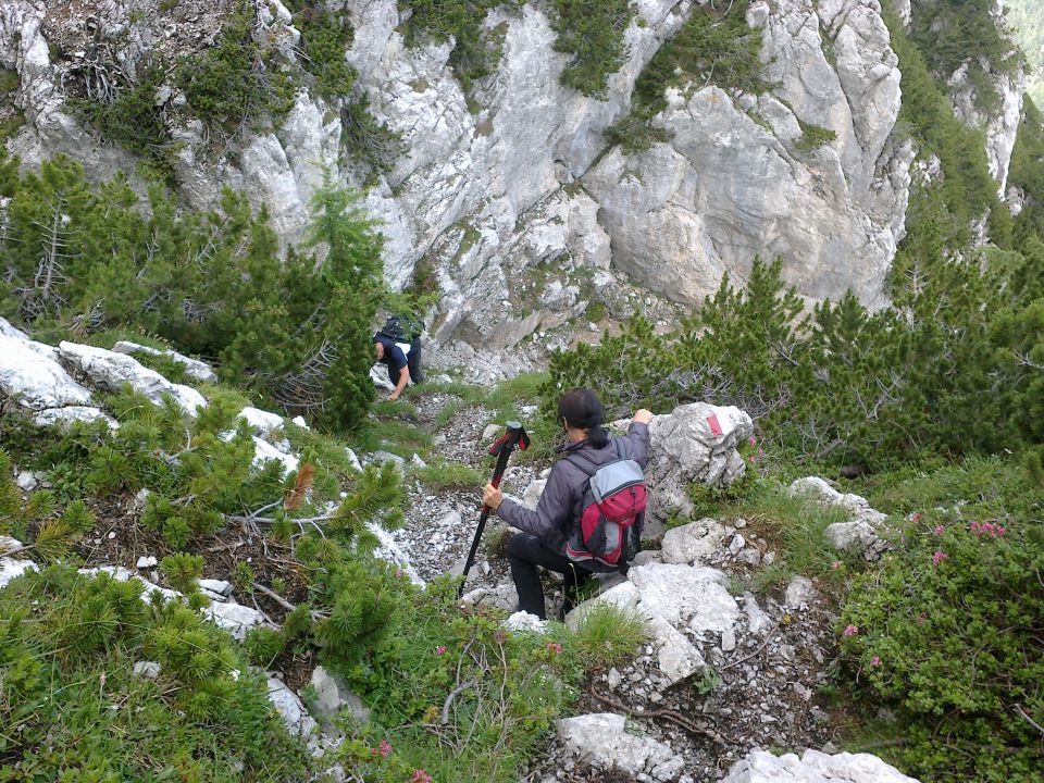 Spust s Poldnika/Picco di Mezzodi