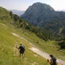 Pot proti Planini Krstenici in razgled na Ograde