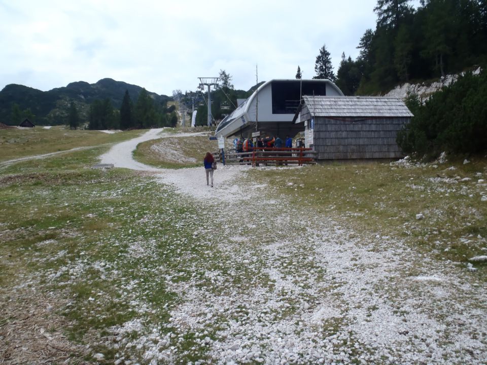 Do sedežnice in vožnja do Orlovih glav.