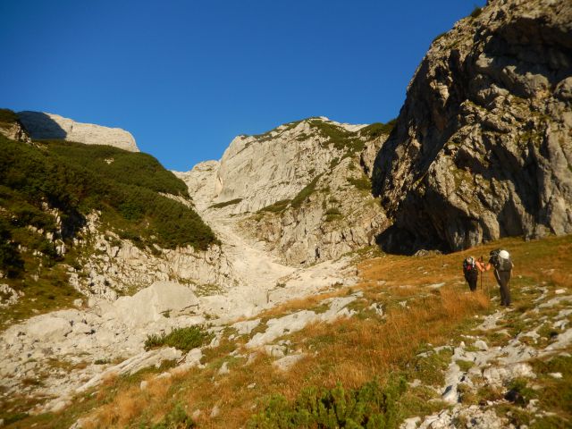 Pot proti Bivaku na Rušju