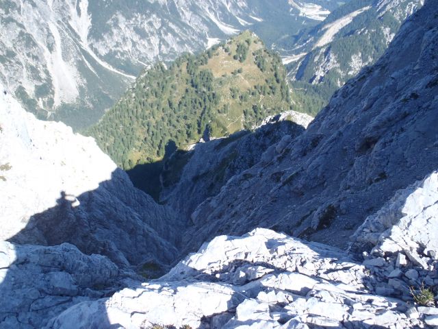 Vedno manjše Sleme nad dolino Tamar.