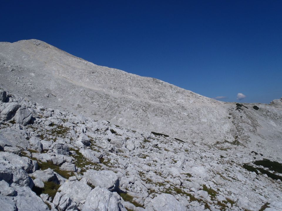 Končno se bližamo Mali Mojstrovki.