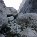Vzpon čez prvi del skalnih skokov (II. stopnja težavnosti plezanja)