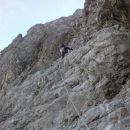 Vzpon čez drugi skalni skok (III+ stopnja težavnosti plezanja)