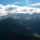 Razgled iz vrha na Planjavo, Mrzlo goro, Brano, Rinke, Skuto, Grintovec in Kočno