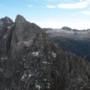 Razgled iz vrha na Špik nad Nosom in Kanin