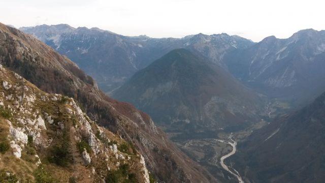 Razgled iz vrha na Špičje, Plaski Vogel, Lanževico, Bogatin in Veliko Babo
