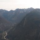 Razgled iz vrha na Veliko Babo, Vrh nad Peski in Krn
