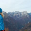 Razgled iz vrha na Montaž, Koštrunove špice, Viš, Jerebico in Kamnitega lovca