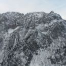 Razgled iz vrha na greben od Zadnje Ponce (levo) do Visoke Ponce (desno)