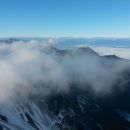 Razgled iz vrha na Kepo, Struško ter Avstrijske Alpe v daljavi