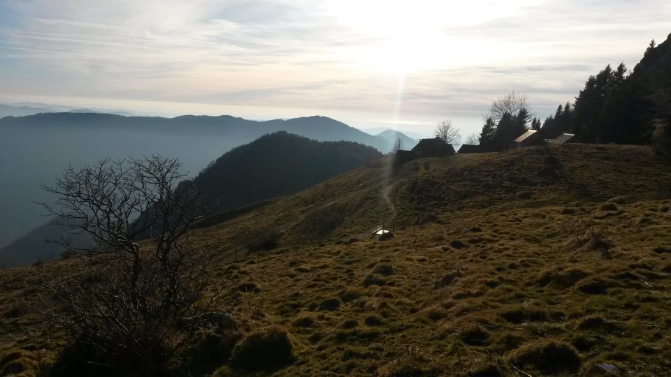 Razgled iz poti na Planino Zaslap (1360m)