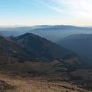 Razgled iz poti na Planino Kuhinjo ter Visoč vrh in Mrzli vrh