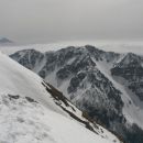 Razgled z vrha Vrtače na Begunjščico