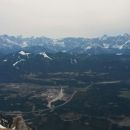 Razgled z vzhodnega vrha Dobrača na Julijske Alpe