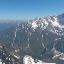 Razgled z vrha Male Mojstrovke na Robičje, Šitno glavo in Martuljško gorsko skupino