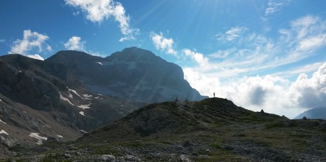 Razgled od Staničevega doma na Triglav :)