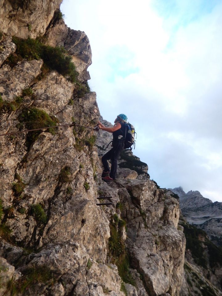 Slovenska pot proti Kranjski koči na Ledinah