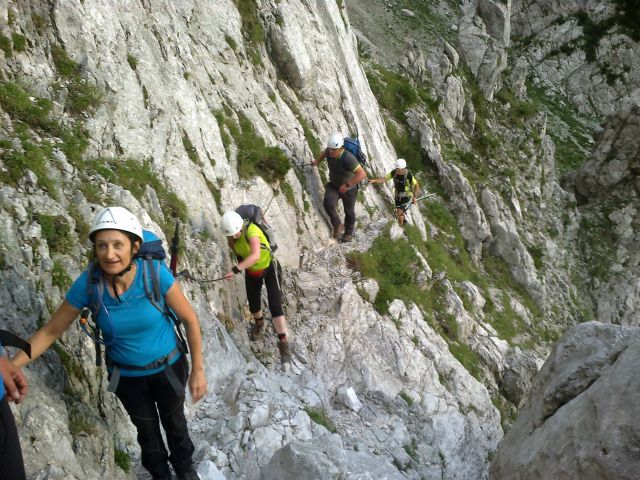 Slovenska pot proti Kranjski koči na Ledinah