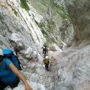 Slovenska pot proti Kranjski koči na Ledinah