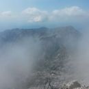 Razgled z vrha Skute na Krvavec in Kalški greben
