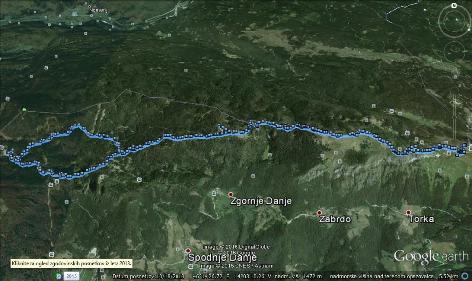 18,2km  in  620m vzpona.