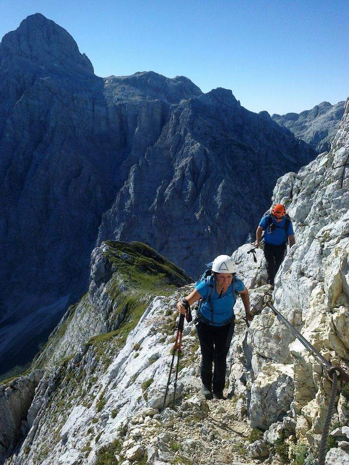 Vzpon na Bovški Gamsovec