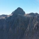 Razgled z vrha Bovškega Gamsovca na Triglav
