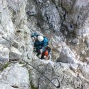Vzpon na Montaž čez 60m visoko Pipanovo lestev