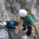 Vzpon na Montaž čez 60m visoko Pipanovo lestev