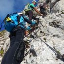 Vzpon na Montaž čez 60m visoko Pipanovo lestev