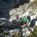 Vzpon na Montaž čez 60m visoko Pipanovo lestev