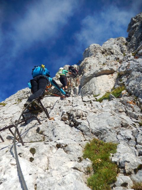 Vzpon na Montaž čez 60m visoko Pipanovo lestev