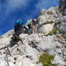 Vzpon na Montaž čez 60m visoko Pipanovo lestev