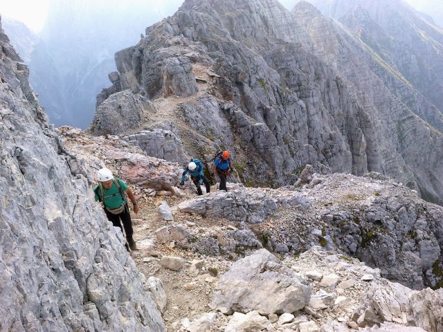 Grebenski del poti na Montaž