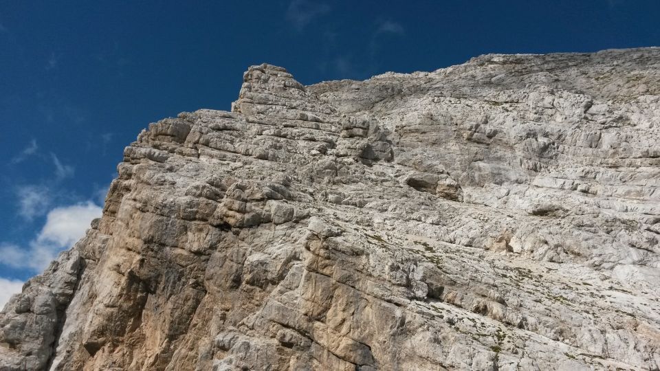 Pogled nazaj na Jalovčevo steno