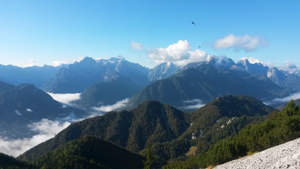 Prekrasni razgledi z poti na Julijske Alpe