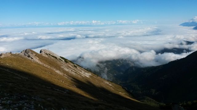 Razgled z vrha Kepe na avstrijsko stran